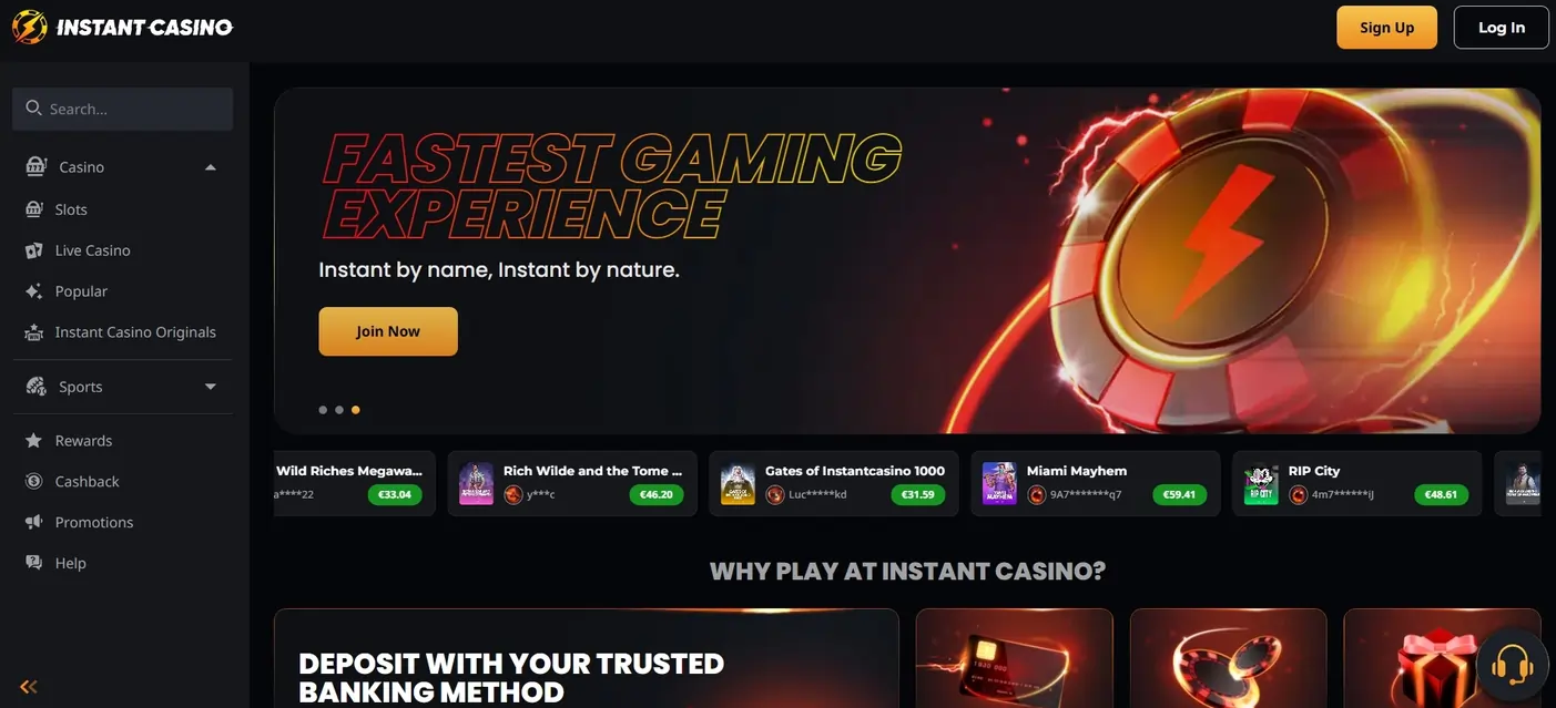 instant casino